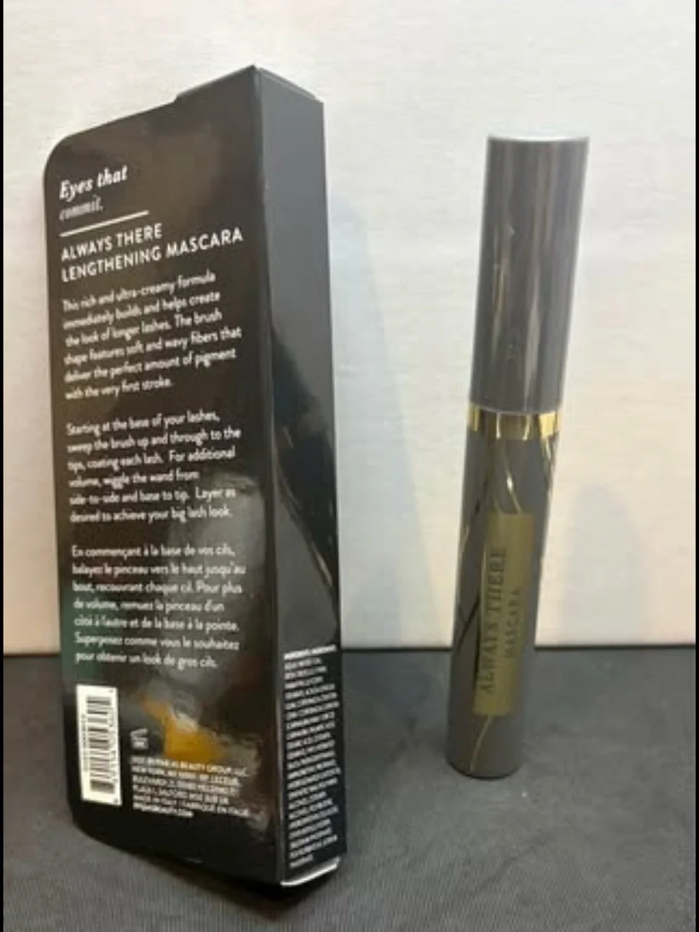 Laura Geller Always There Lengthening Mascara - Gray & Gold Tube